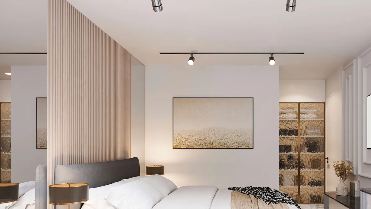 Celesto Tower 2 2-Bedroom Apartment layout at Dubai Land Residence Complex